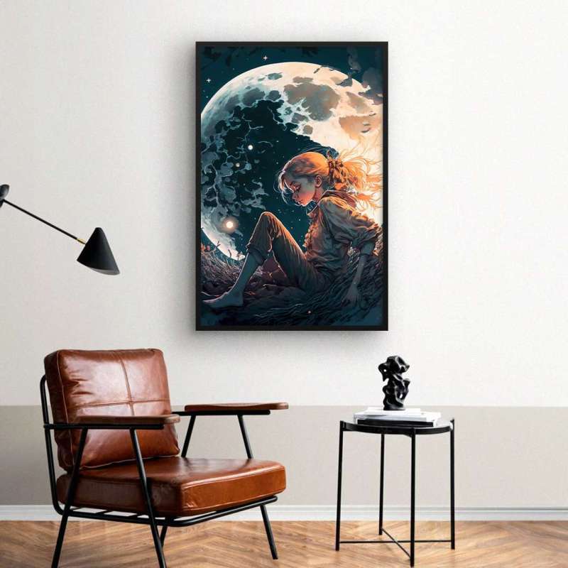 Quadro Decorativo Reflexão ao Luar