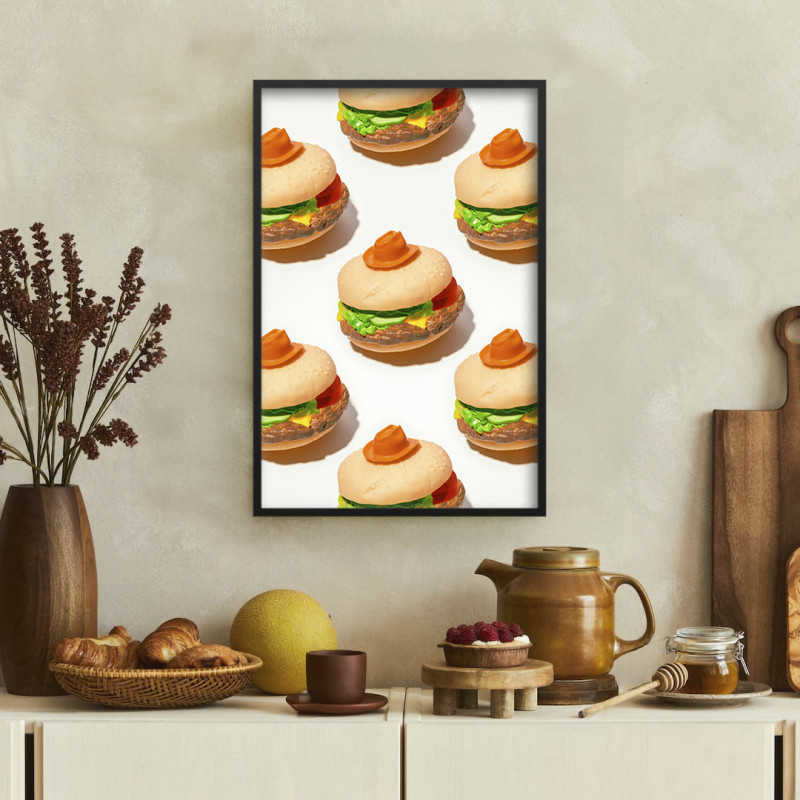 Quadro Decorativo Texas Burguers