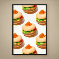 Quadro Decorativo Texas Burguers