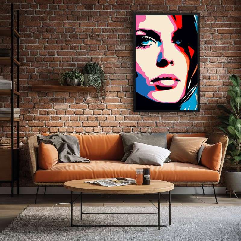 Quadro Decorativo Mulher Pop Art