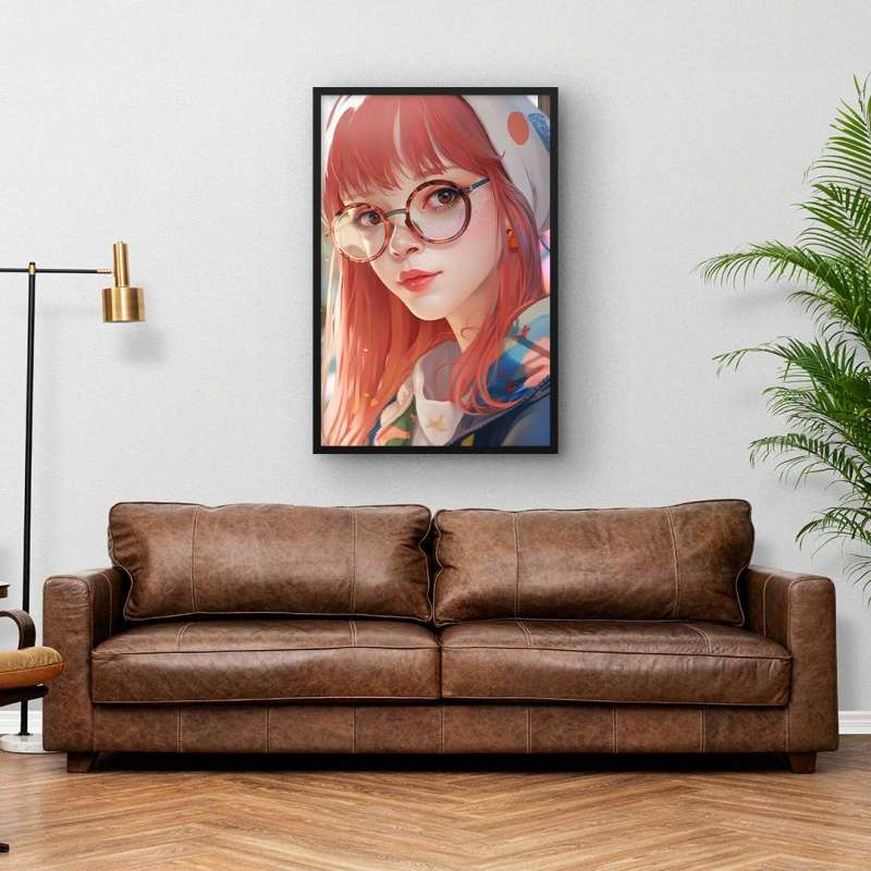 Quadro Decorativo Cute Girl