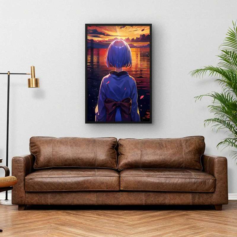 Quadro Decorativo Sunset Anime