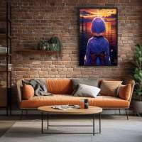 Quadro Decorativo Sunset Anime