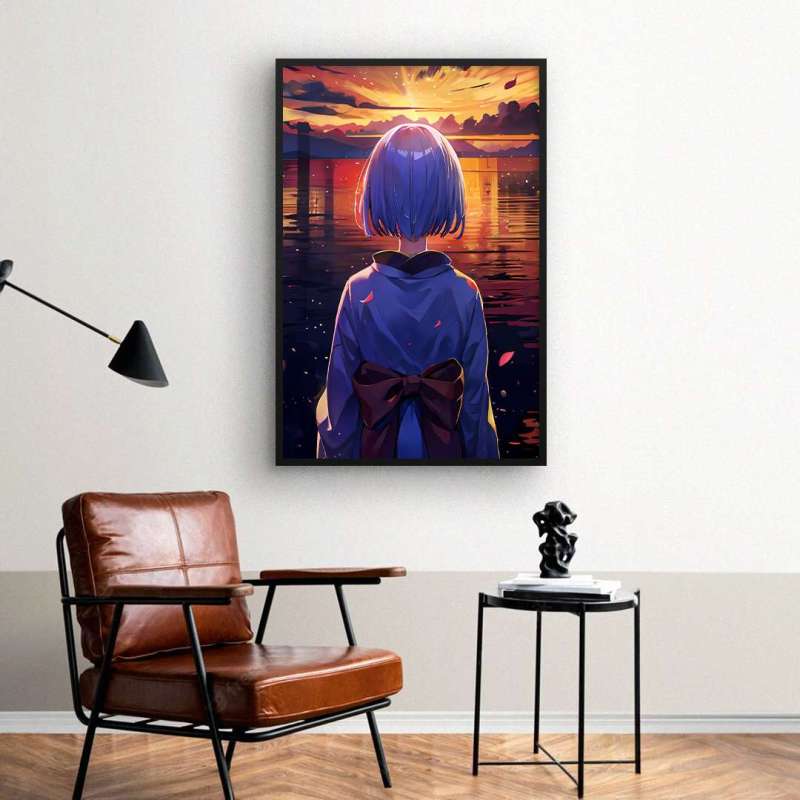 Quadro Decorativo Sunset Anime