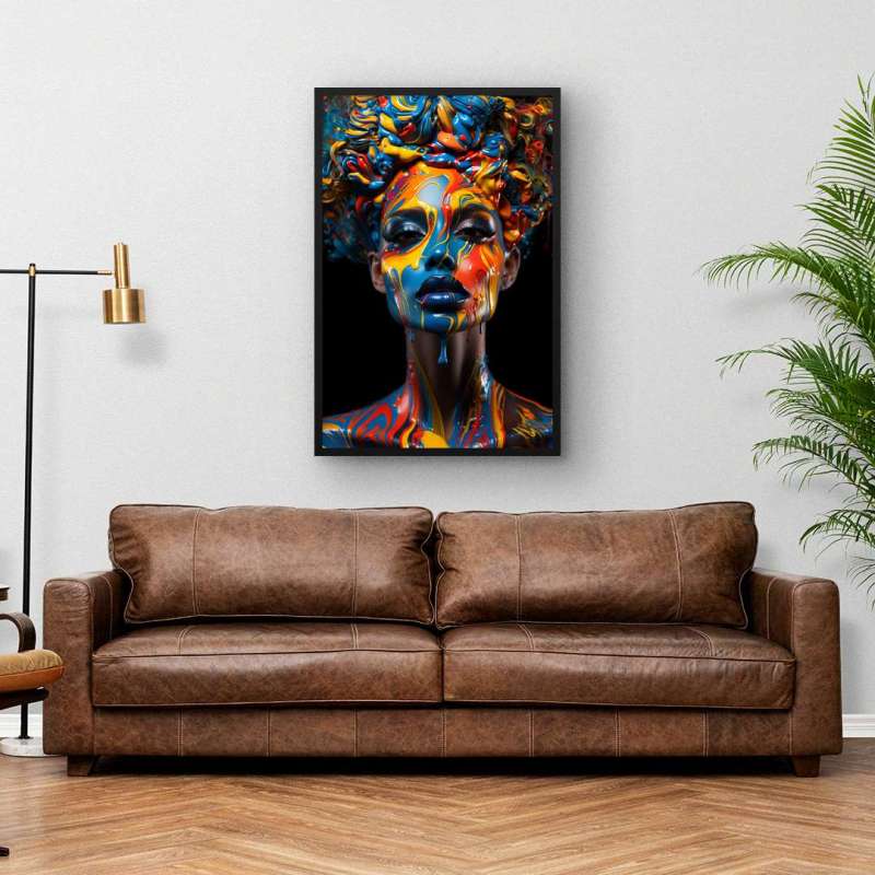 Quadro Decorativo Medusa das Tintas