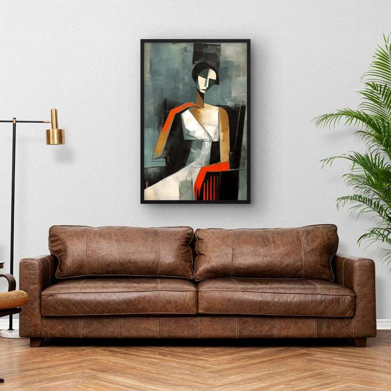 Quadro Decorativo Mulher Abstrata