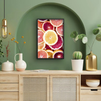 Quadro Decorativo Toranja em Fatias