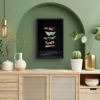 Quadro Decorativo Sanduiche Flutuante