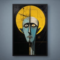 Quadro Decorativo Santo Surrealista