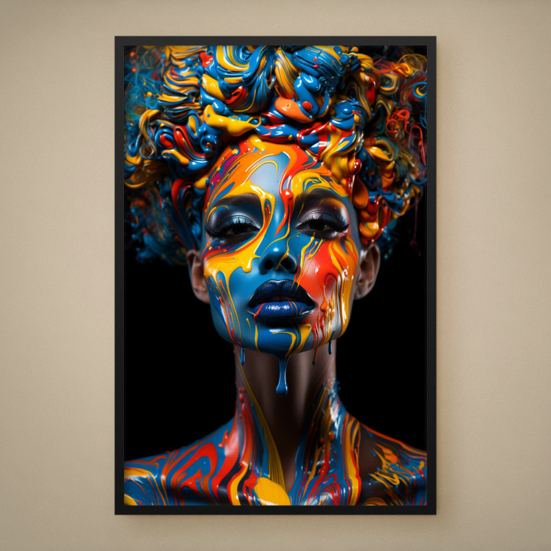 Quadro Decorativo Medusa das Tintas