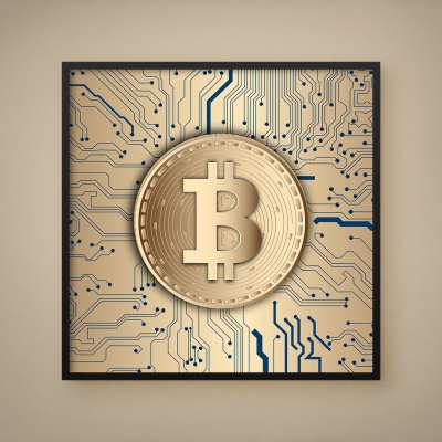 Quadro Decorativo Bitcoin