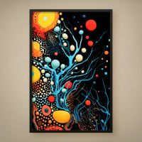 Quadro Decorativo Abstrato Flow Art