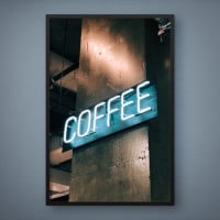 Quadro Decorativo Coffee Psycho