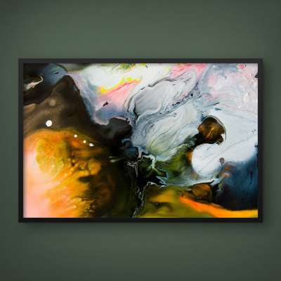 Quadro Decorativo Abstrato Flow Art II