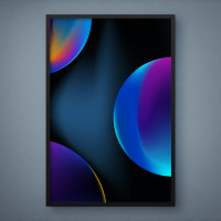 Quadro Decorativo Abstrato Soap Bubble