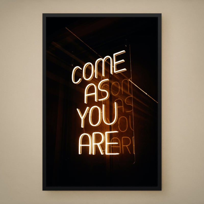 Quadro Decorativo Come As You Are