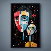 Quadro Decorativo Cute Girl