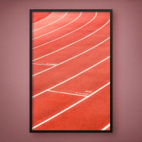 Quadro Decorativo Pista de Atletismo