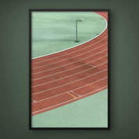 Quadro Decorativo Pista de Atletismo