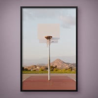 Quadro Decorativo Basquete ao Ar Livre