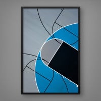 Quadro Decorativo Basquete Sob o Céu