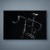 Quadro Decorativo Bike P&B