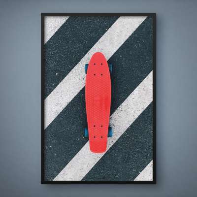 Quadro Decorativo Longboard