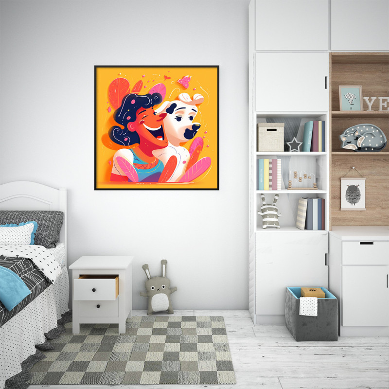 Quadro Decorativo Infantil Amigos