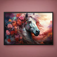 Quadro Decorativo Cavalo Egípcio