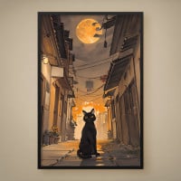 Quadro Decorativo Senhor Gato