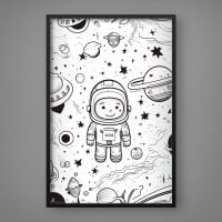 Quadro Decorativo Infantil Amigos