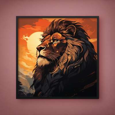 Quadro Decorativo Mufasa