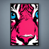 Quadro Decorativo Tigre