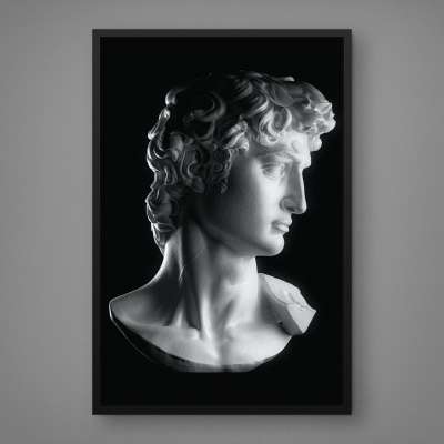 Quadro Decorativo Busto de David