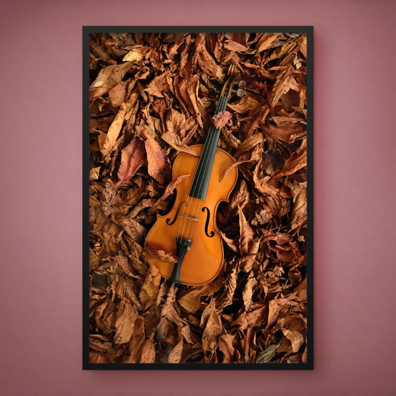 Quadro Decorativo Violino