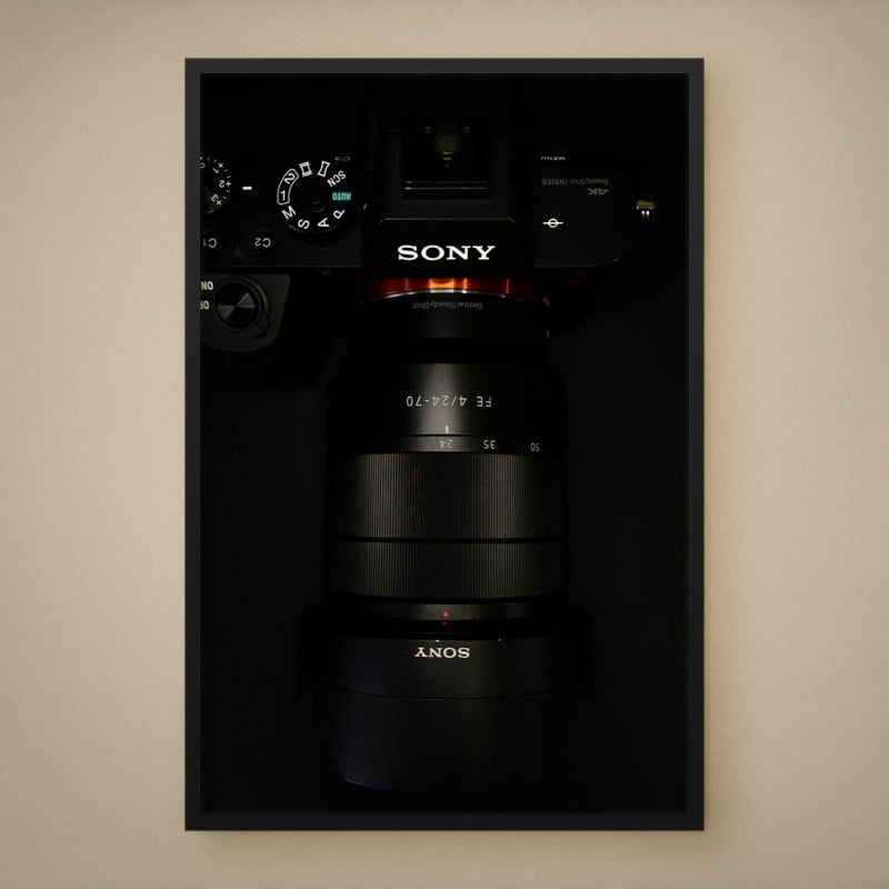 Quadro Decorativo Sony Steadyshot