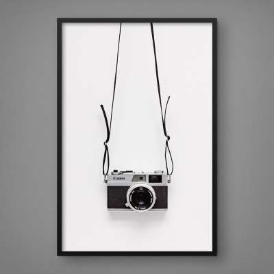 Quadro Decorativo Canon Vintage