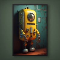 Quadro Decorativo Little Bot