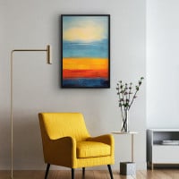 Quadro Decorativo Abstrato Amanhecer