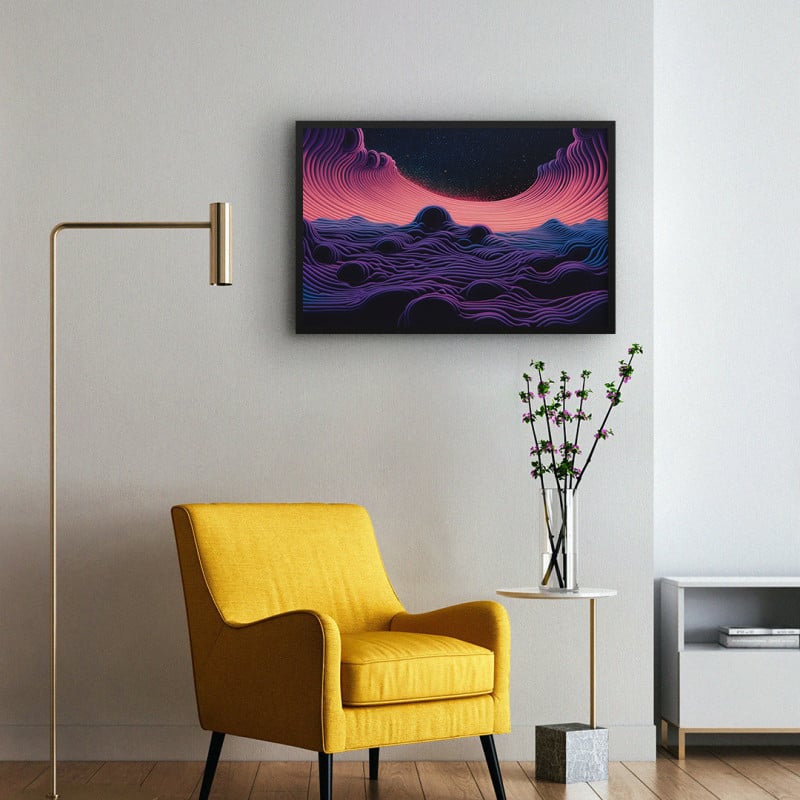 Quadro Decorativo Abstrato Cool Night