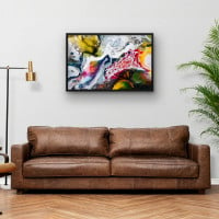 Quadro Decorativo Abstrato Flow Art