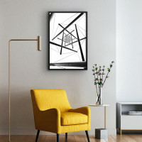 Quadro Decorativo Abstrato Pentagrama