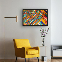 Quadro Decorativo Abstrato Sobreposições