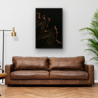 Quadro Decorativo Abstrato Shining Lava