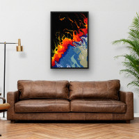 Quadro Decorativo Abstrato Pour Art X