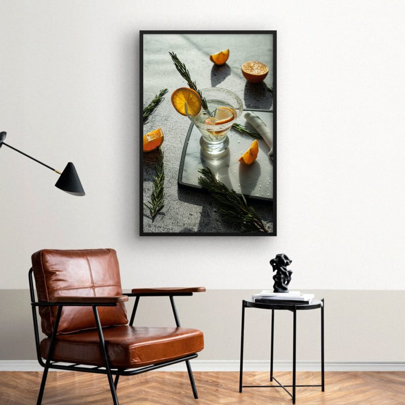 Quadro Decorativo Drink com Laranja