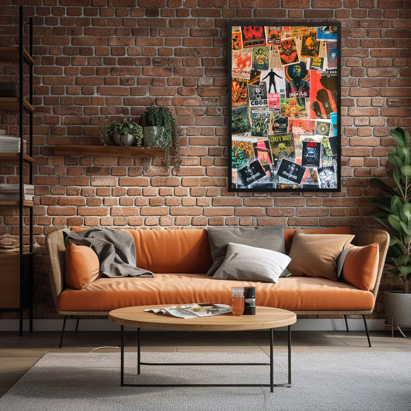 Quadro Decorativo Colagem Posters