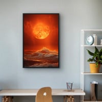 Quadro Decorativo Lua de Sangue