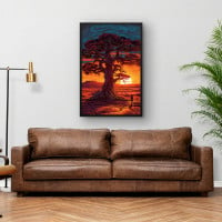 Quadro Decorativo Caminhada Contemplativa