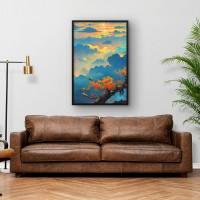 Quadro Decorativo Galho nas Nuvens